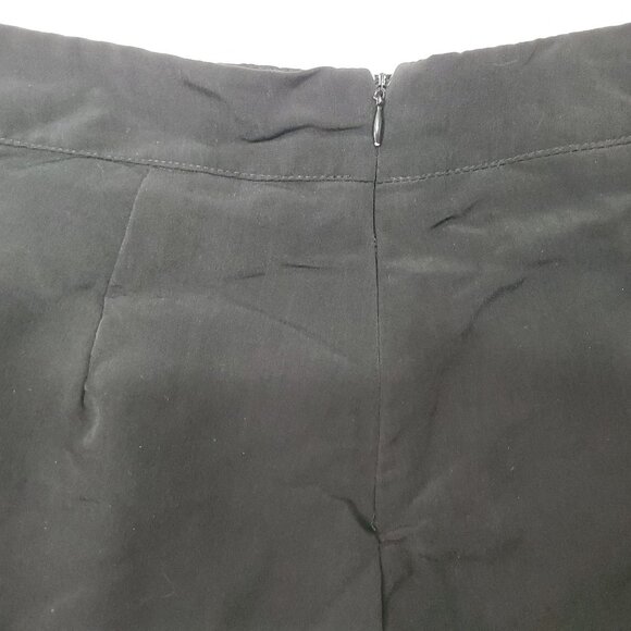 Endless Shorts Black Polyester Pleated Hem Women's 4 - Picture 12 of 16